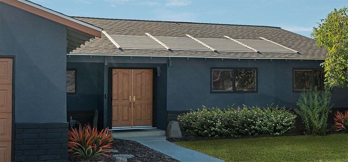 home with gaf singles roof